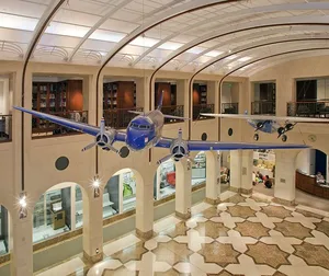 The Aviation Museum and Library's main event space